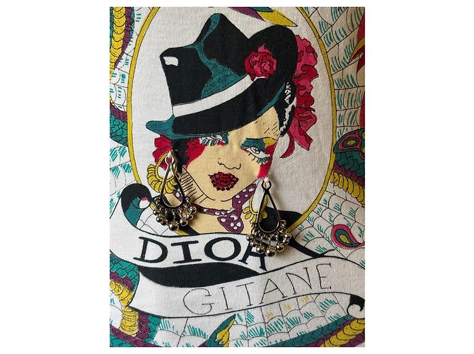 T-shirt estampada Christian Dior Gitane Branco Multicor - vista 5
