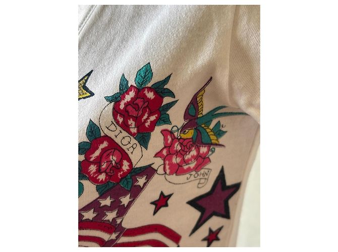 T-shirt estampada Christian Dior Gitane Branco Multicor - vista 7