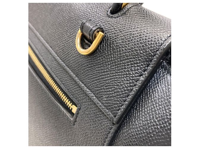 Céline Celine Belt Bag Micro 2-Way Handtasche Schwarz - Ansicht 11