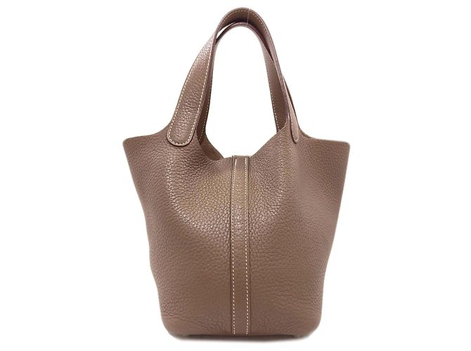 Hermès Hermes Picotin Lock PM Handtasche Beige - Ansicht 2
