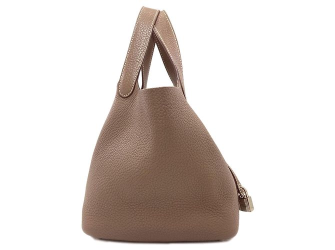 Hermès Hermes Picotin Lock PM Handtasche Beige - Ansicht 3