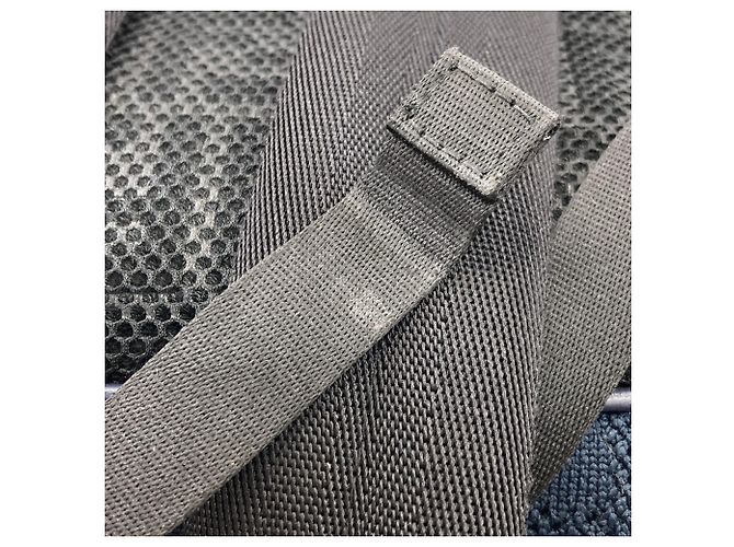 Fendi Strike Rucksack aus Canvas Schwarz Marineblau - Ansicht 14