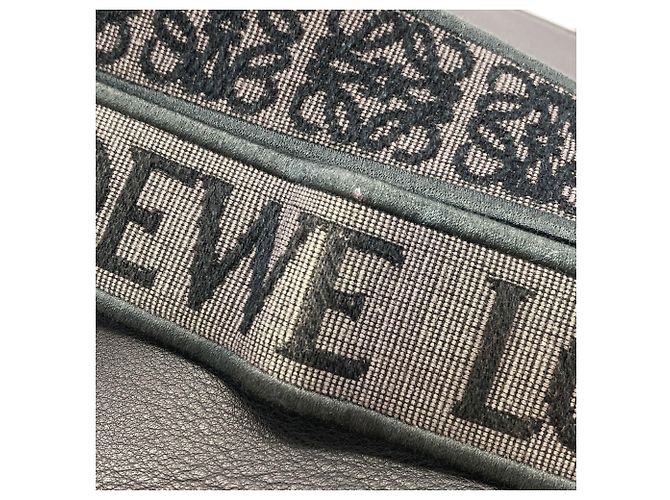 Borsa a tracolla militare Loewe Long Shoulder Nero - vista 12