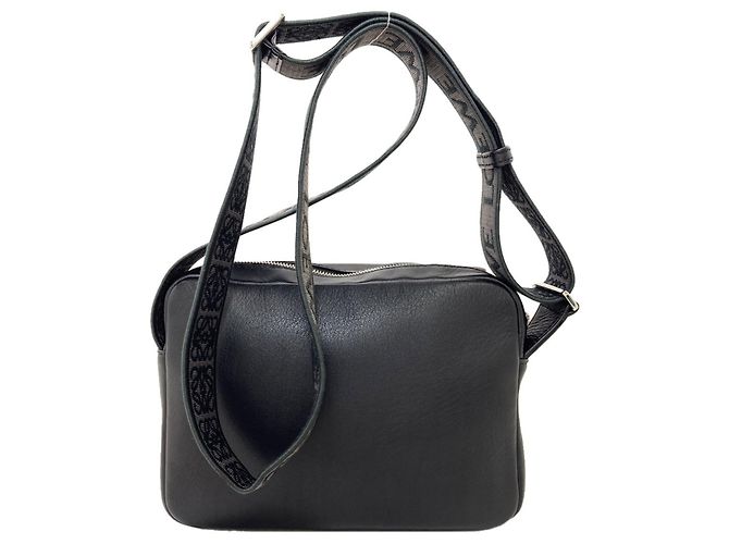 Borsa a tracolla militare Loewe Long Shoulder Nero - vista 2