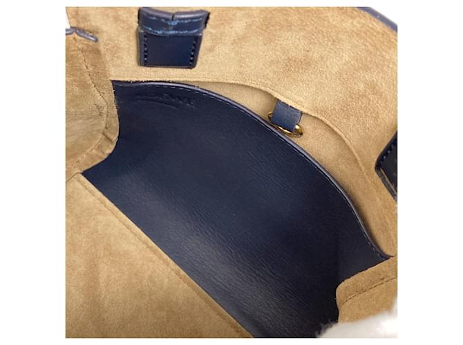 Borsa a 2 modi Loewe Hammock Nugget Blu navy - vista 8