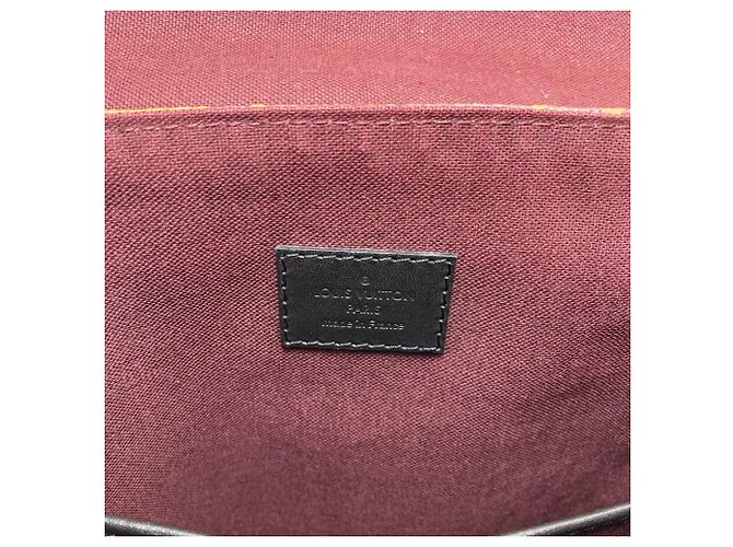 Borsa a Spalla Louis Vuitton M56717 Bass PM Monogram Macassar Nero Monogramma - vista 6