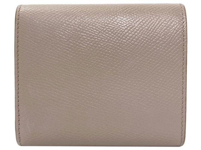 Céline Celine Trifold Wallet aus gräulichem Kalbsleder Grau - Ansicht 2