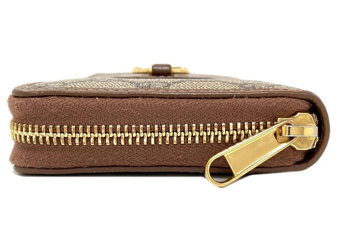 Cartera larga de PVC marrón Gucci Castaño - vista 3