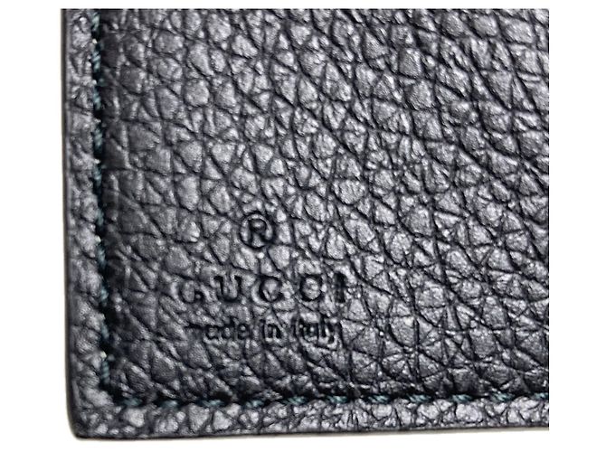Gucci Tri-fold Ledergeldbörse Schwarz - Ansicht 7