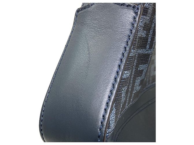 Fendi Diagonal Camera Case Shoulder Bag Navy blue - view 10