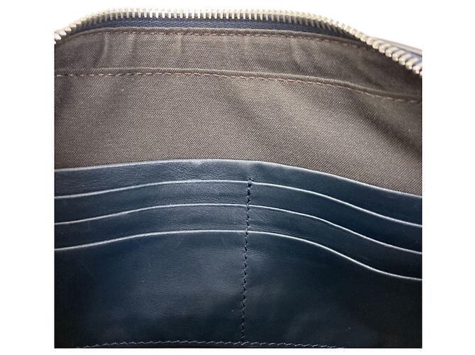 Fendi Diagonal Camera Case Shoulder Bag Navy blue - view 7