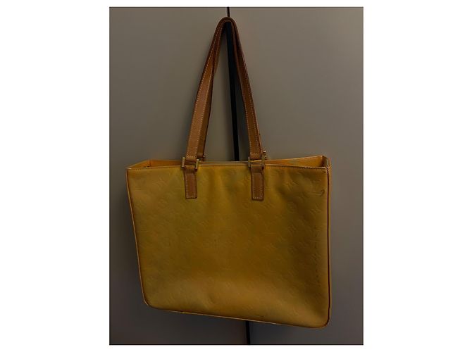 Louis Vuitton Monogram Vernis Reade Borsa Tote Giallo - vista 2