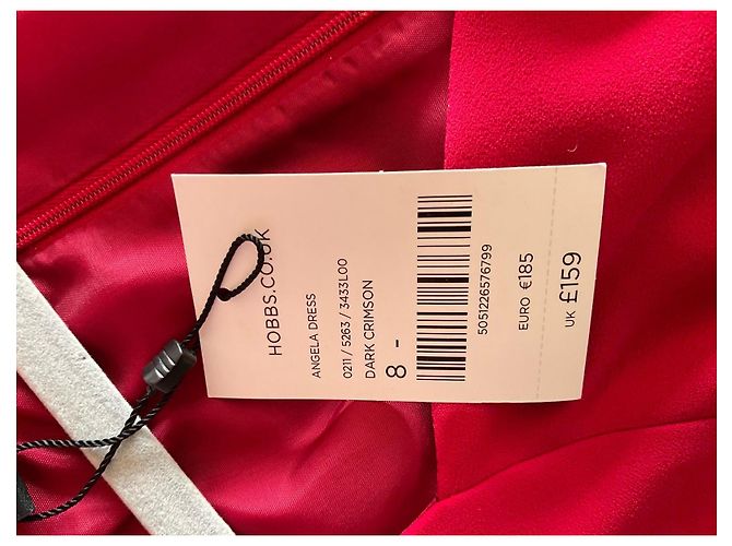 Hobbs Angela Kleid Bordeaux - Ansicht 4