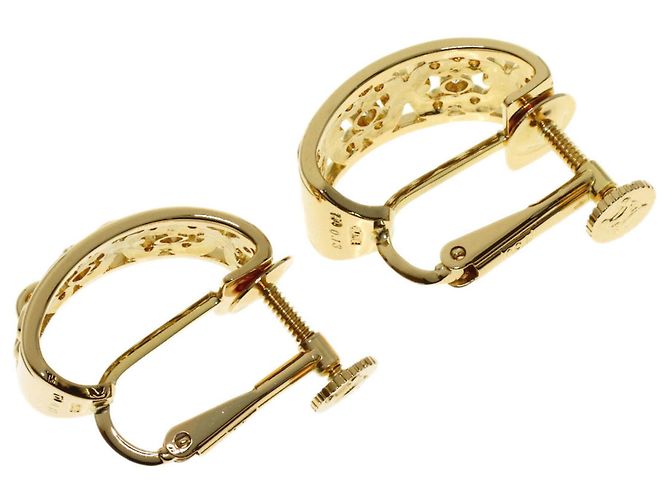 Céline Orecchini a clip 4P Diamond di Celine in oro giallo 18K - vista 2