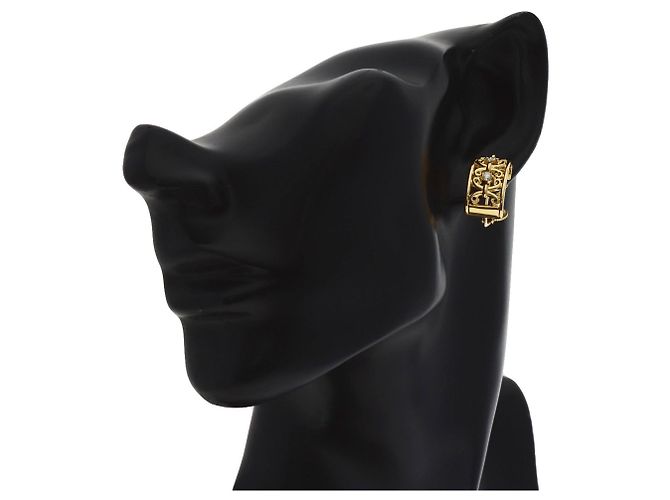 Céline Orecchini a clip 4P Diamond di Celine in oro giallo 18K - vista 4