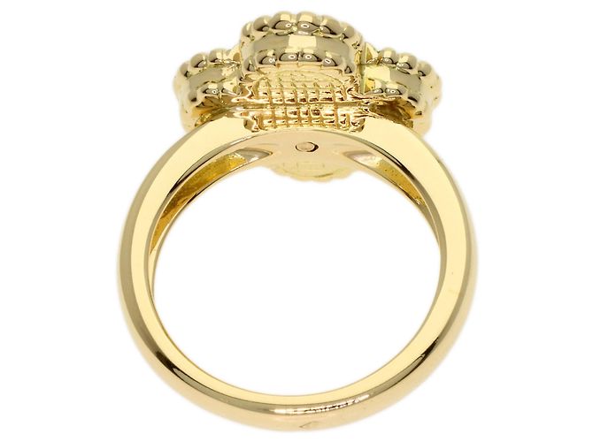Van Cleef & Arpels Vintage Alhambra Diamant Onyx Ring - Ansicht 4