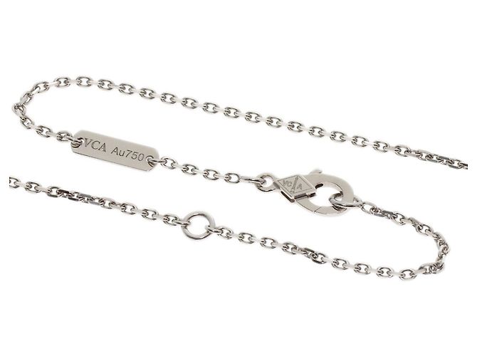 Collana Vintage Alhambra in calcedonia Van Cleef & Arpels - vista 3