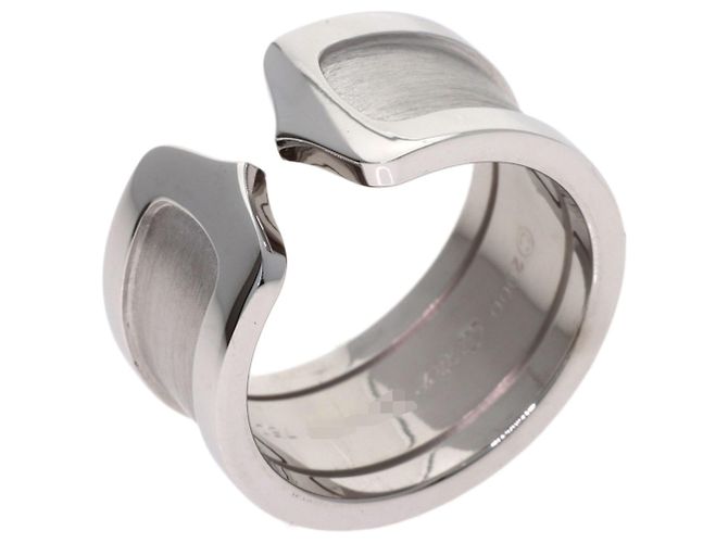 Cartier C2 Band Ring aus 18K Weißgold - Ansicht 2
