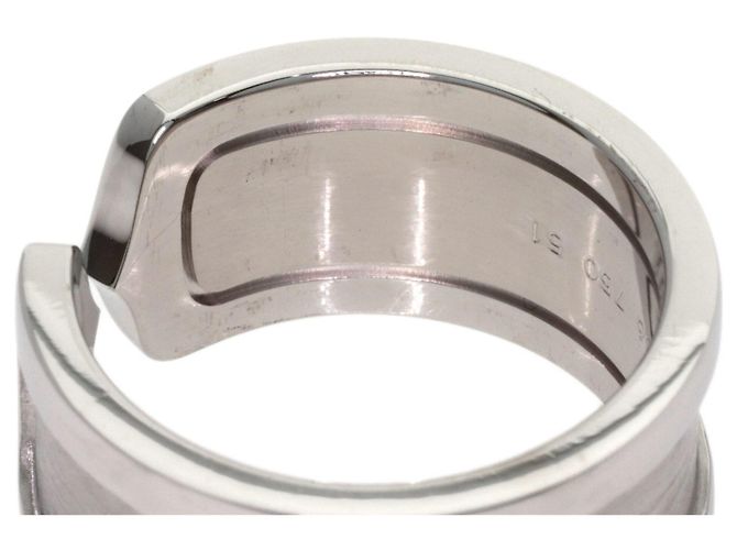 Cartier C2 Band Ring aus 18K Weißgold - Ansicht 8