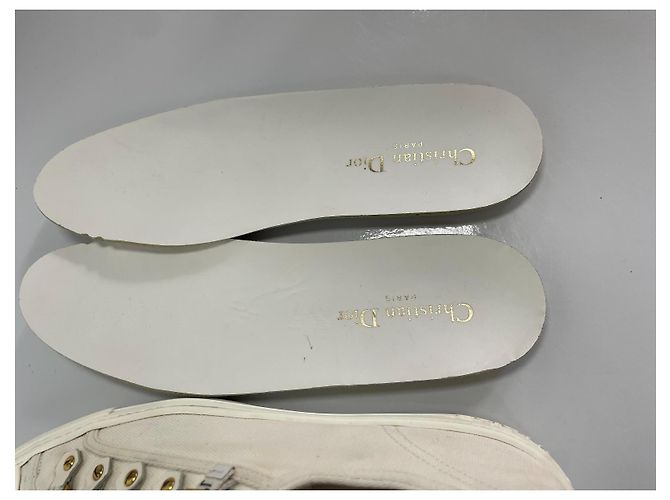 Sneakers Christian Dior Walk'N'Dior Crema - vista 11