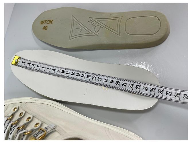 Sneakers Christian Dior Walk'N'Dior Crema - vista 12