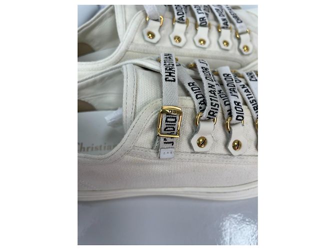 Sneakers Christian Dior Walk'N'Dior Crema - vista 7
