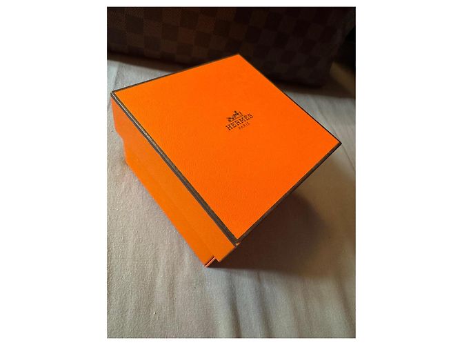 Bracciale Hermès in pelle nera e acciaio Nero - vista 13