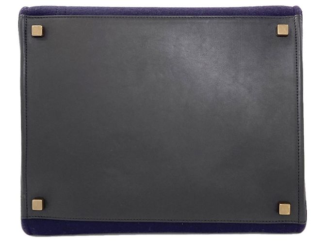 Céline Borsa Tote Celine Luggage Phantom Blu navy - vista 4