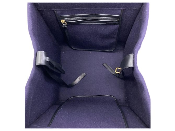 Céline Borsa Tote Celine Luggage Phantom Blu navy - vista 5