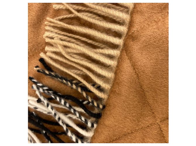 Sciarpa Burberry con motivo check marrone - vista 6
