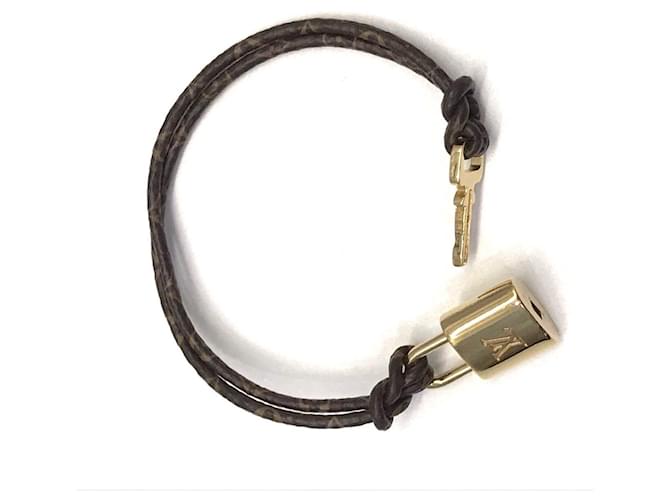 Bracciale charm Lockit Louis Vuitton Marrone D'oro - vista 3