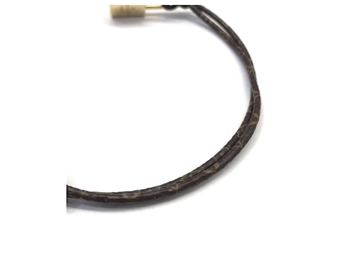 Bracciale charm Lockit Louis Vuitton Marrone D'oro - vista 4