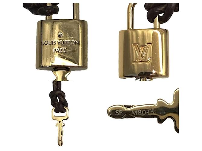 Bracciale charm Lockit Louis Vuitton Marrone D'oro - vista 5
