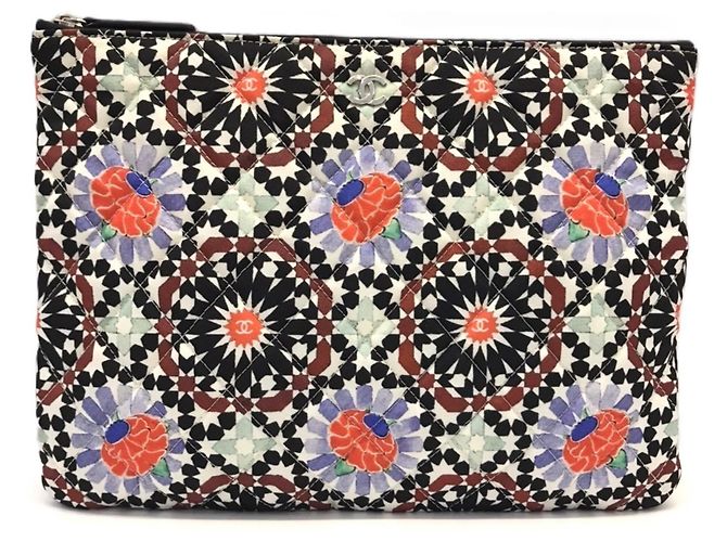 Clutch Chanel trapuntata Edizione Limitata 2014 Multicolore - vista 2