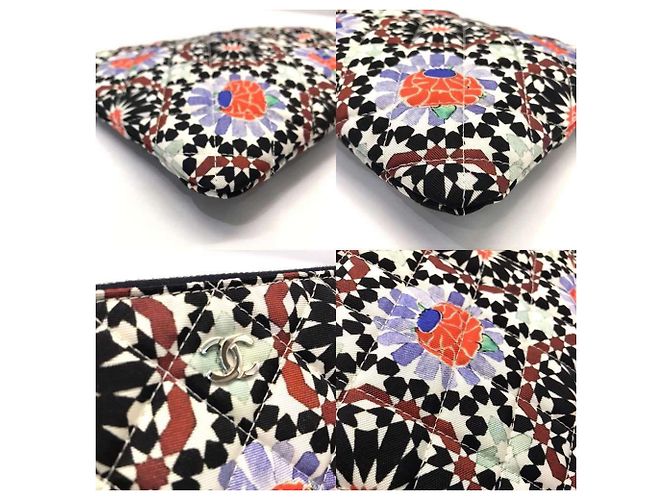 Clutch Chanel trapuntata Edizione Limitata 2014 Multicolore - vista 3