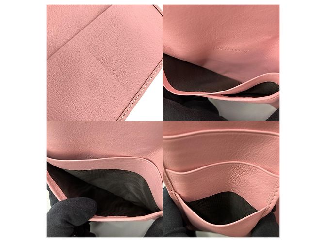 Porta-passaporte Gucci Papagallo GG Canvas Rosa Bege - vista 5
