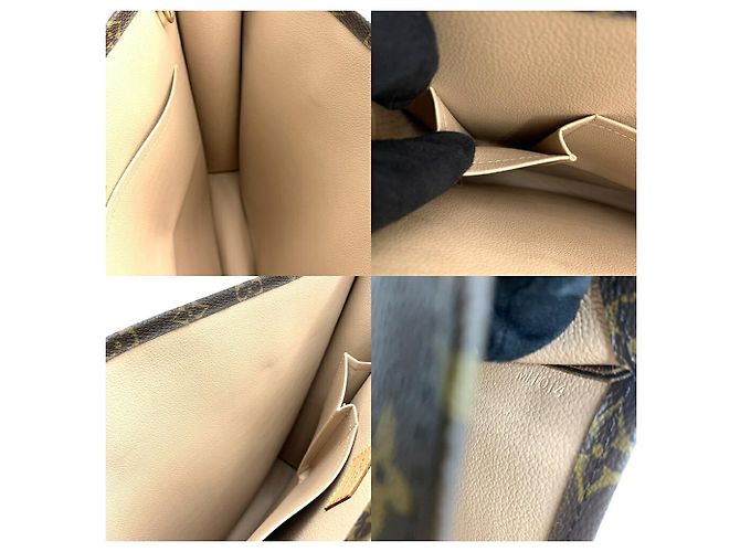 Louis Vuitton Sac Plat Monogram Tote Bag Marrone - vista 7