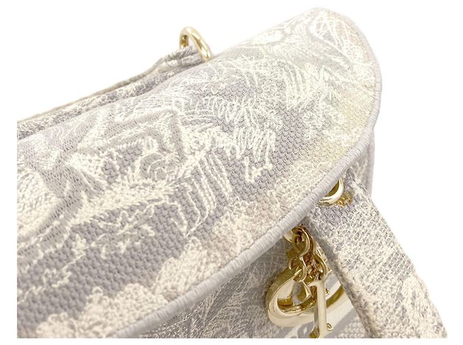 Borsa 2-Way Christian Dior Lady D-Lite Marrone - vista 11