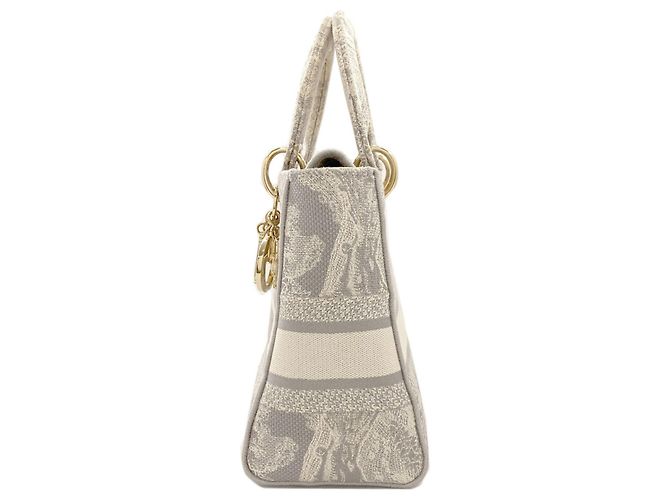Borsa 2-Way Christian Dior Lady D-Lite Marrone - vista 3