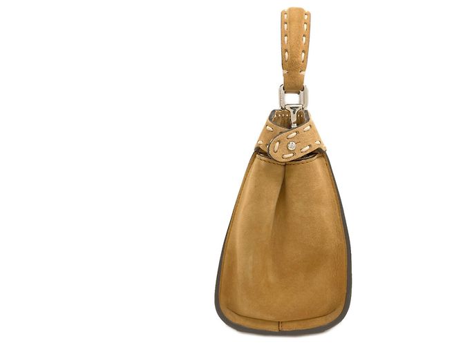 Borsa a mano 2-Way Fendi Peekaboo Selleria Marrone - vista 3