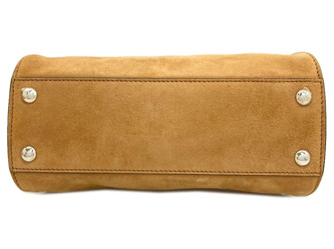 Borsa a mano 2-Way Fendi Peekaboo Selleria Marrone - vista 4