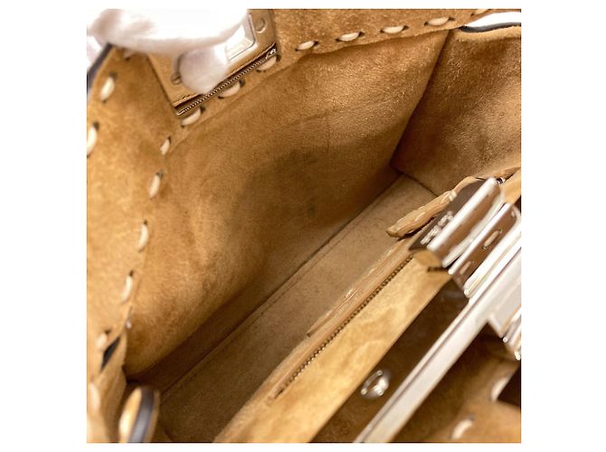 Borsa a mano 2-Way Fendi Peekaboo Selleria Marrone - vista 5