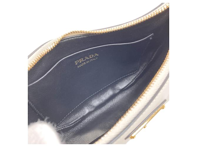 Borsa a 2 vie Arche Small Logo Hardware Prada Bianco - vista 5