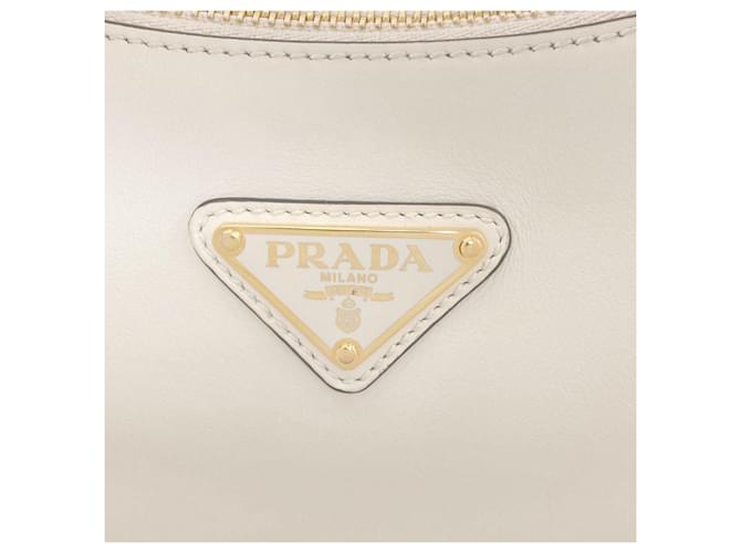Borsa a 2 vie Arche Small Logo Hardware Prada Bianco - vista 8