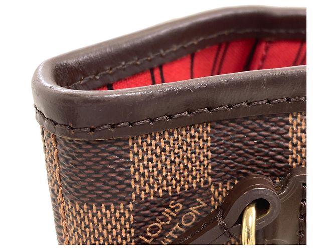 Bolso Tote Louis Vuitton Neverfull PM Damier ebene - vista 9
