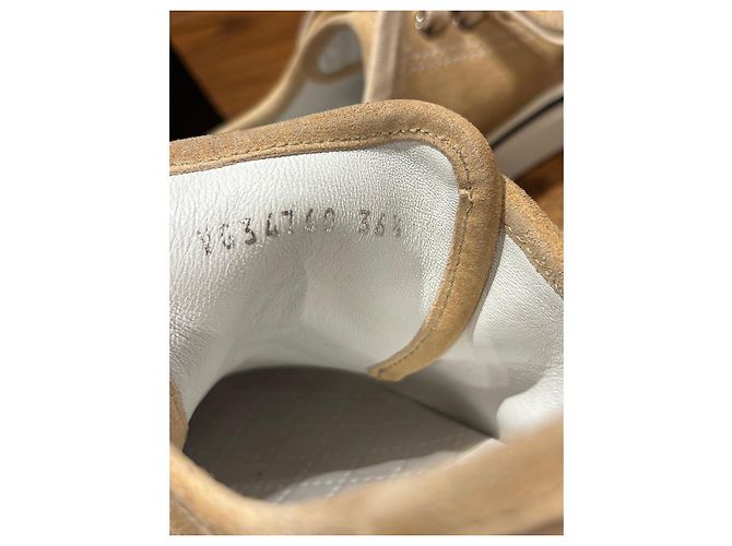 Chanel Sneakers in Scamosciato Beige e Tela - vista 4
