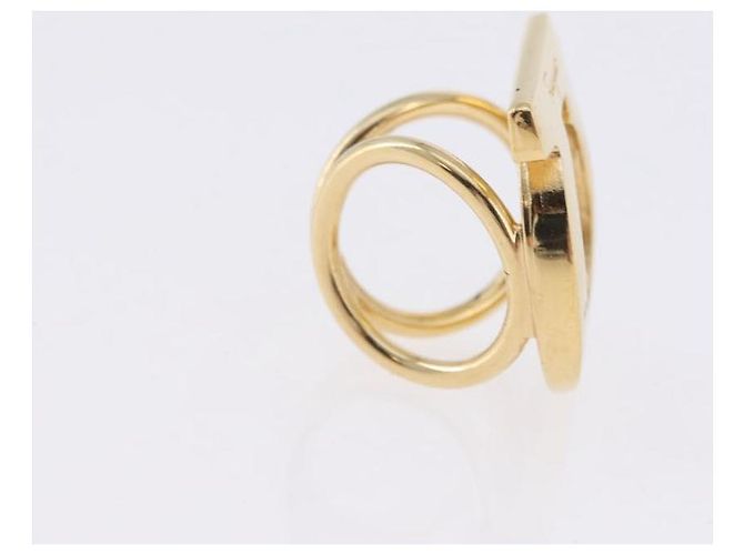 Salvatore Ferragamo Pierce Brooch Ring Metal 5 Set Gold Silver Auth SW2660 Argento D'oro - vista 11