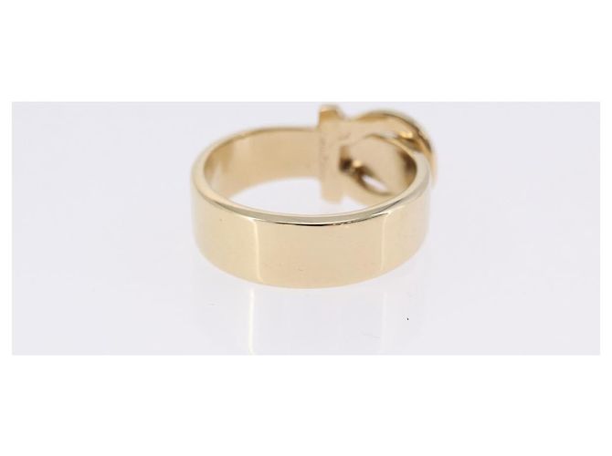 Salvatore Ferragamo Pierce Brooch Ring Metal 5 Set Gold Silver Auth SW2660 Argento D'oro - vista 5