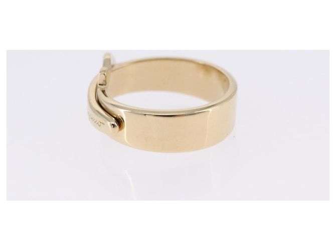 Salvatore Ferragamo Pierce Brooch Ring Metal 5 Set Gold Silver Auth SW2660 Argento D'oro - vista 6