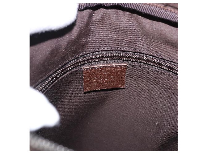Borsa a Spalla GUCCI GG Canvas Beige Argento 92551 Auth 192812 - vista 17